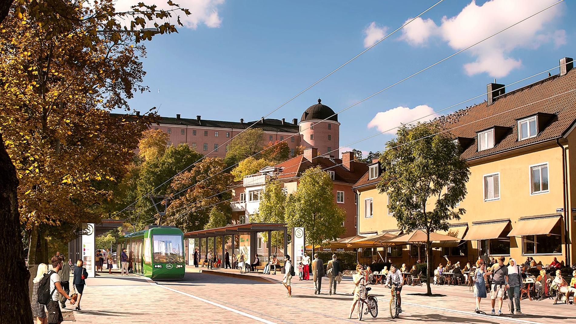 Utredarna föreslår spårväg i Uppsala.