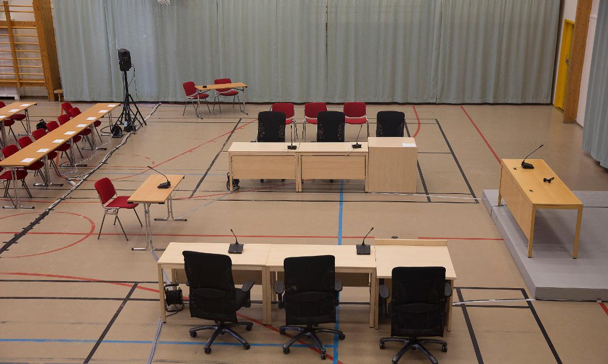 HAR INTE ÄNDRAT SIN IDEOLOGI Rättegången Anders Behring Breivik vs norska staten hålls i Telemarksfängelsets gymnastiksal i Skien.