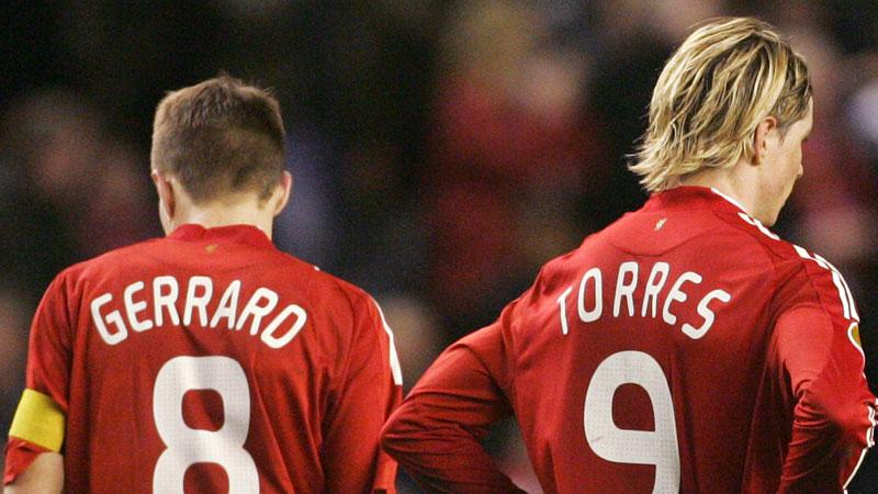 Gerrard och Torres – spelar inte för Pool i morn.