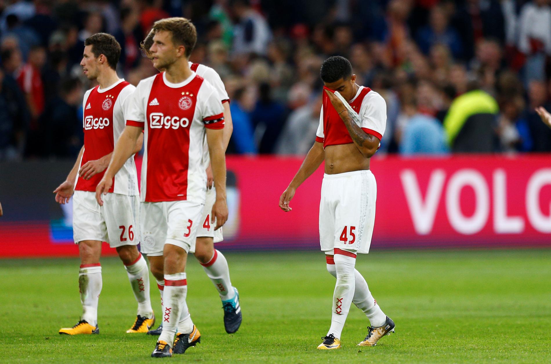Ajax förlorade redan på hemmaplan med 0–1.