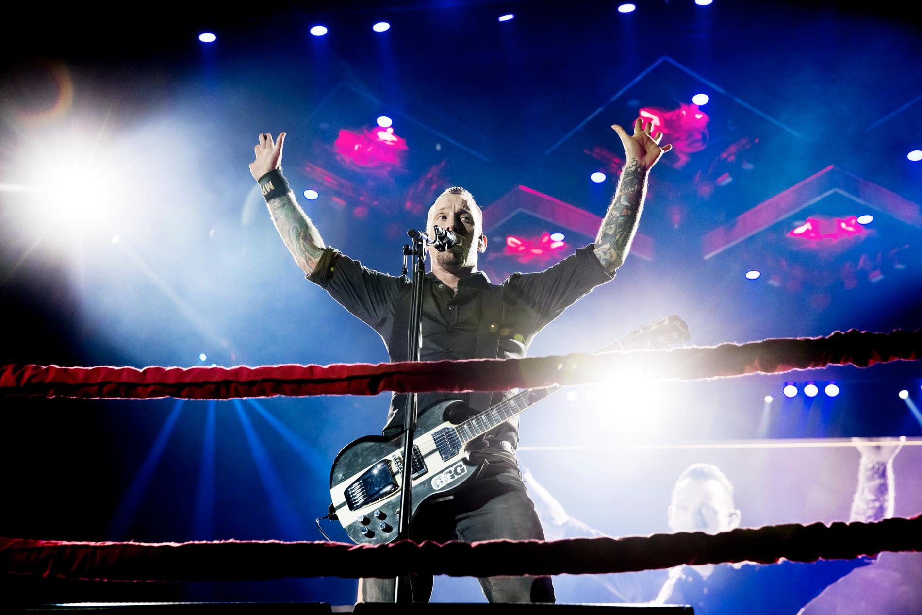 Volbeat på Friends arena 2017.