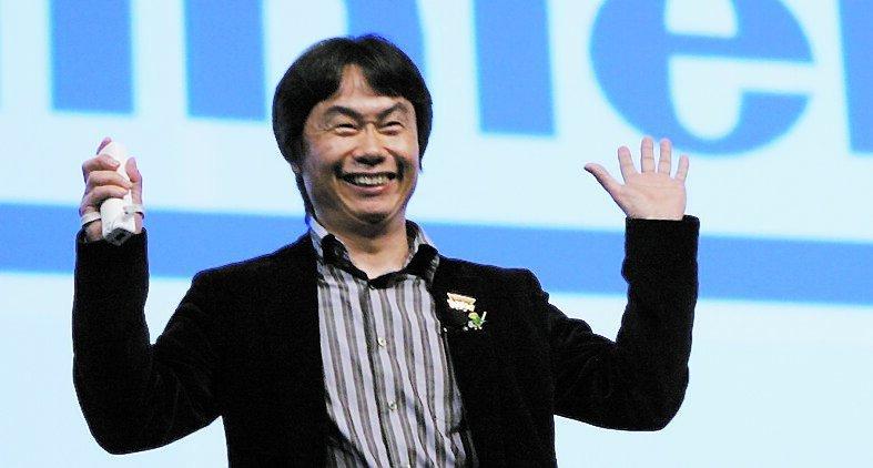 Nintendos legendariska speldesigner Shigeru Miyamoto.