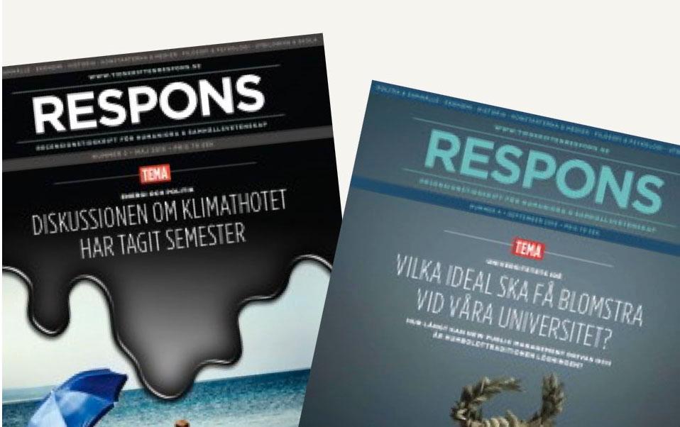 I november förra året kom beskedet att Respons lägger ner. Det var en tidskrift för recensioner och diskussioner om facklitteratur, som startades 2012.