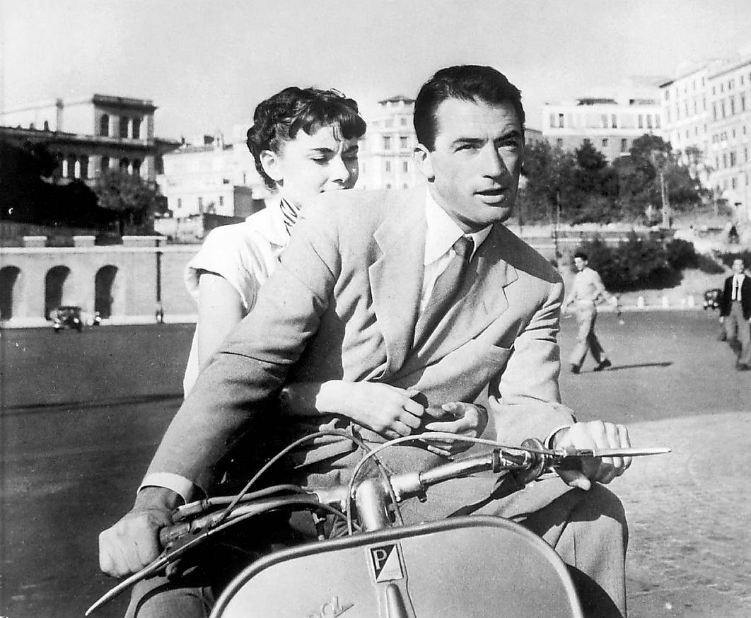 Audrey Hepburn och Gregory Peck gör Rom i ”Prinsessa på vift”.