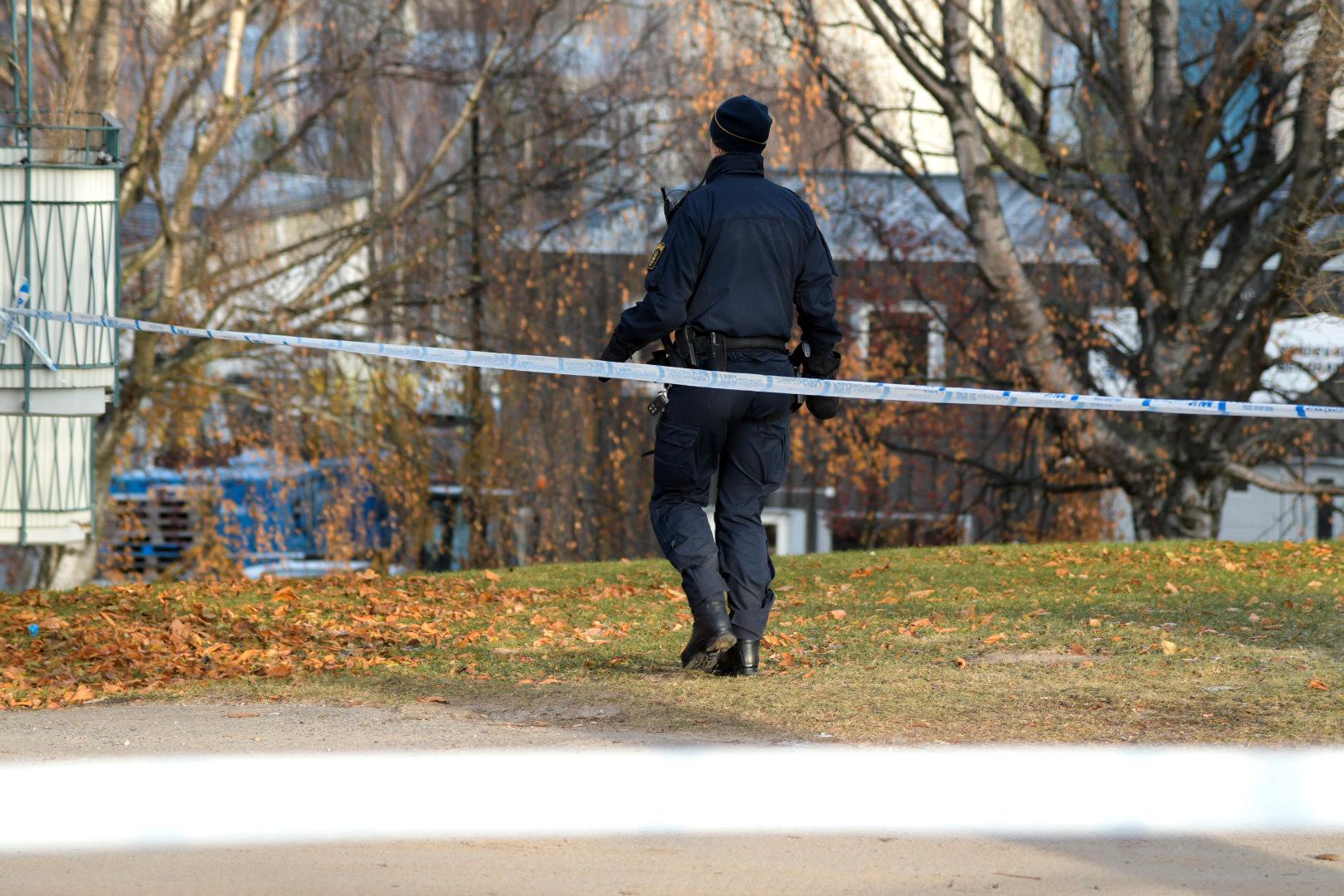En person har hittats död i Sundsvall. 