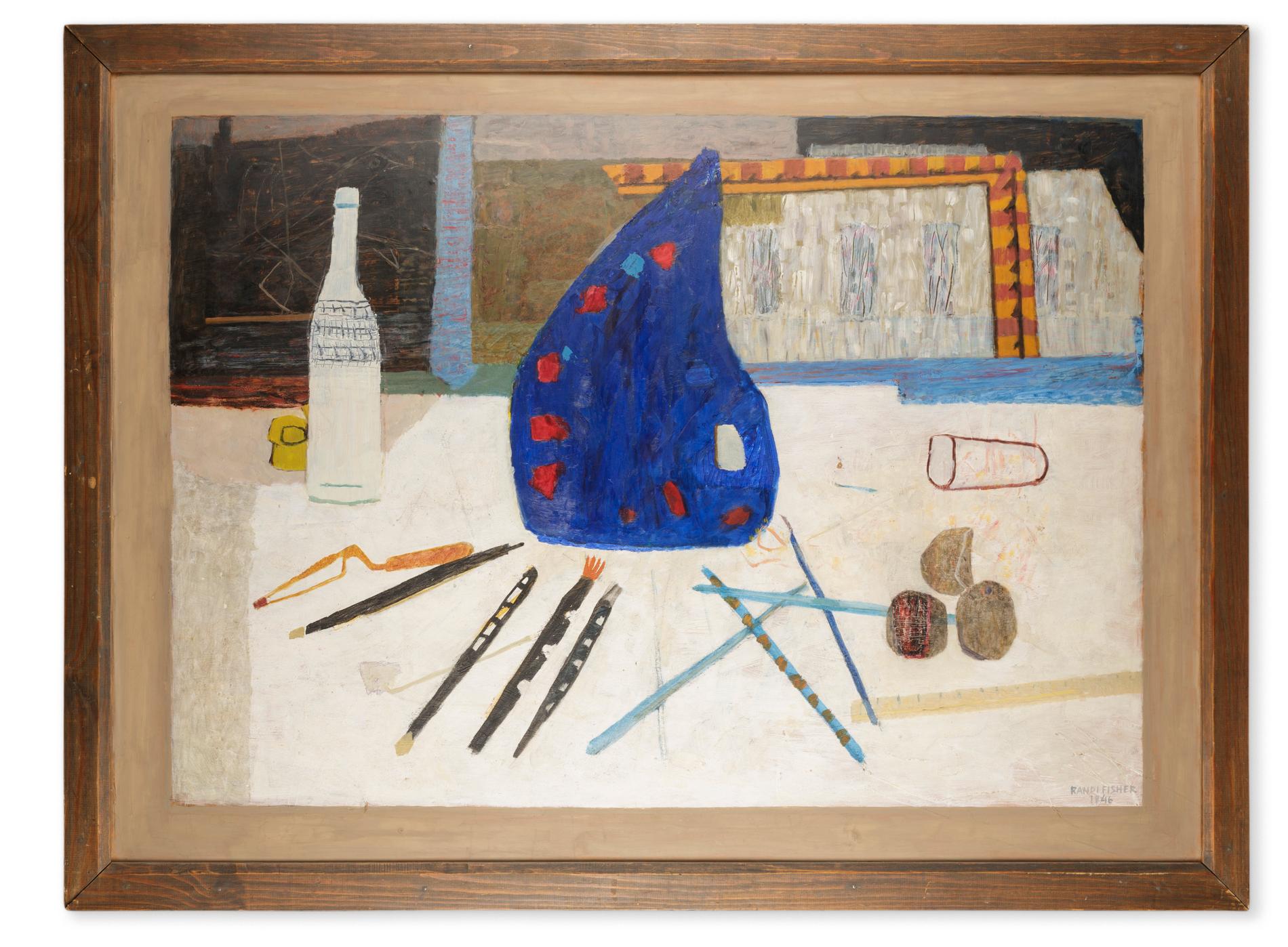 Randi Fischer, ”Vitt målarbord”, 1946.