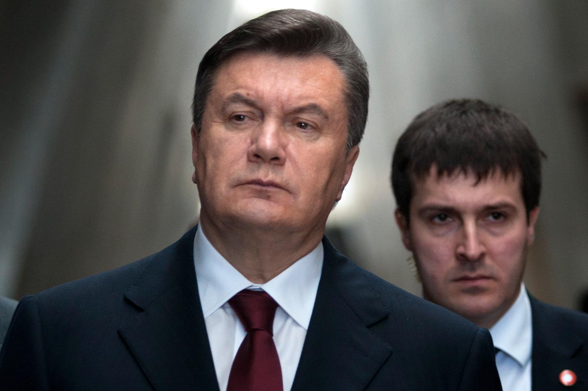 Ukrainas expresident Viktor Janukovytj 2011. Arkivbild.