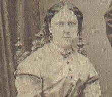 Annie Chapman på sin bröllopsdag 1869. 