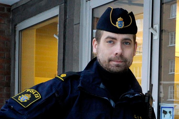 Johan Svanestrand, huvudskyddsombud för Citypolisen i Stockholm.
