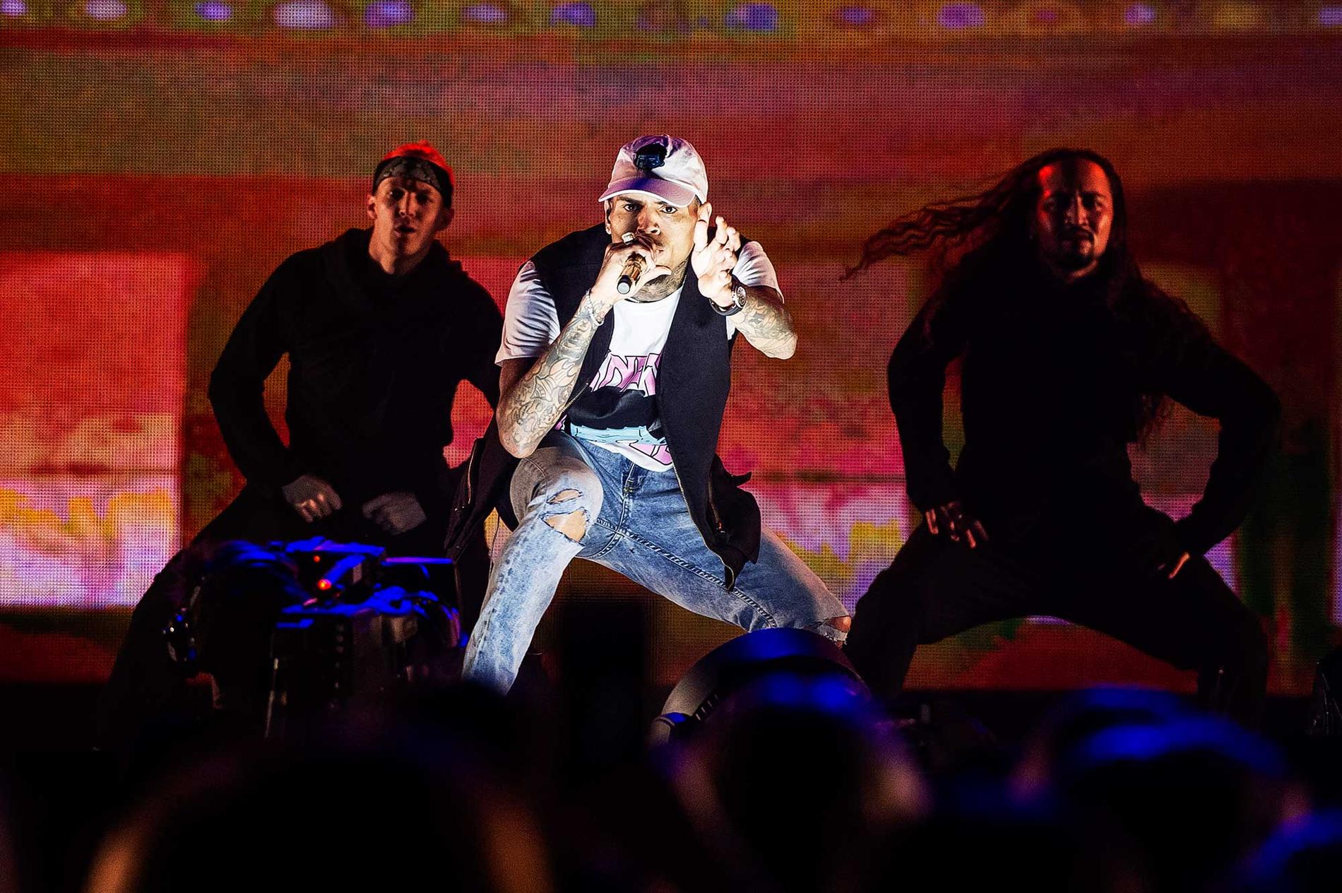 Chris Brown spelade i Stockholm tidigare i veckan.