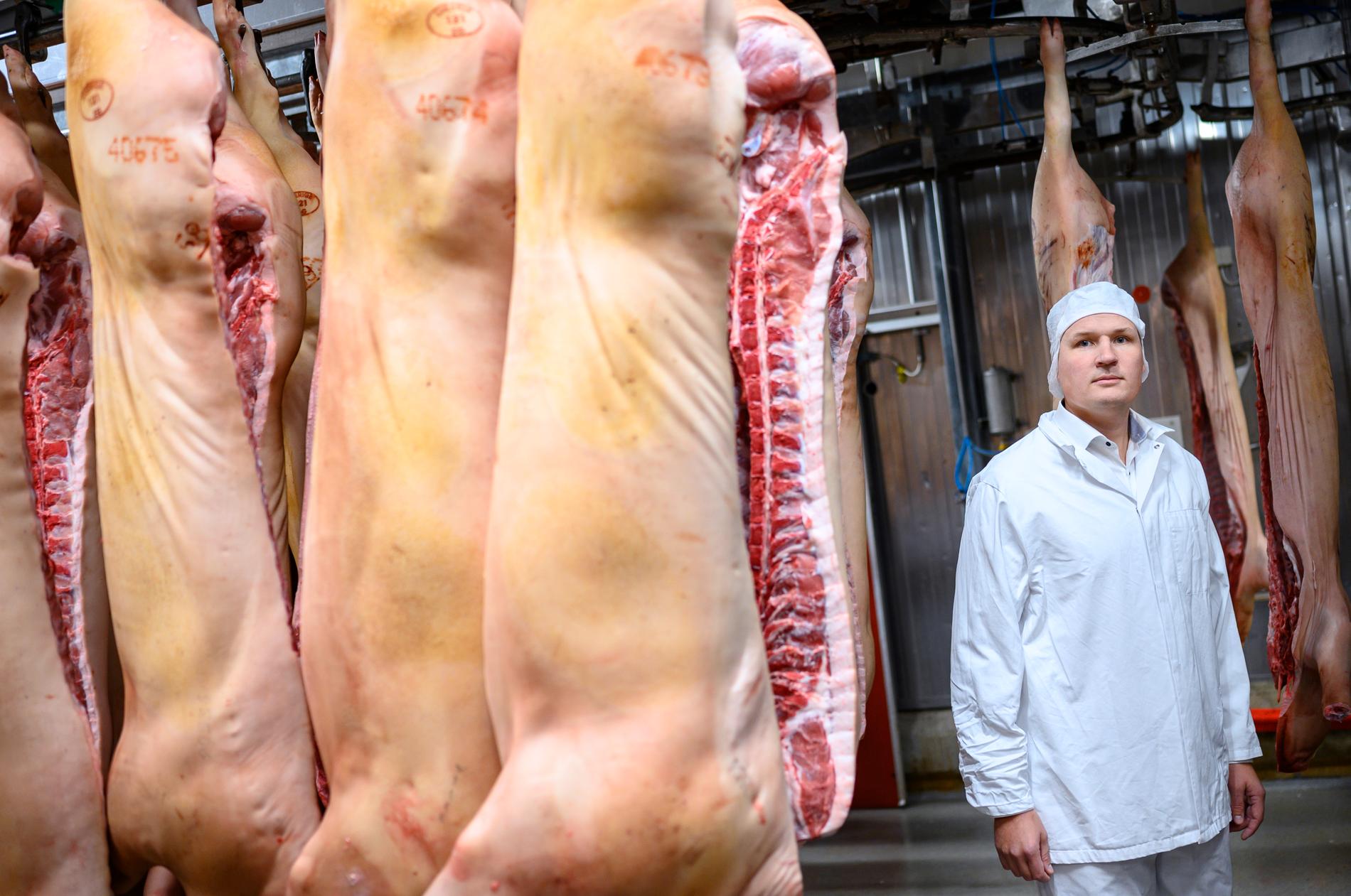 Jonas Tunestål, vd på KLS Ugglarp, ett av Sydsveriges största köttföretag.