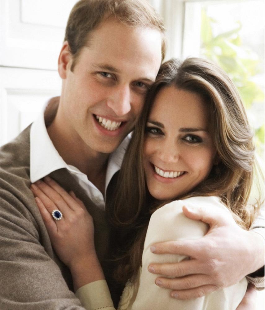 Prins Williams och Kate Middletons förlovningsbild från 2011.