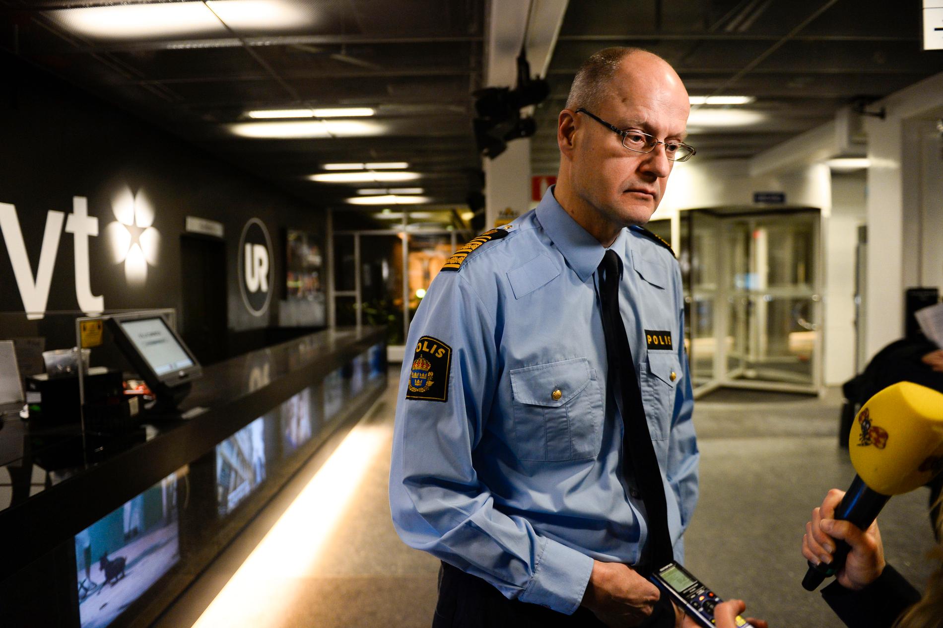 Mats Löfving, chef för Polisens nationella operativa avdelning. Arkivbild.