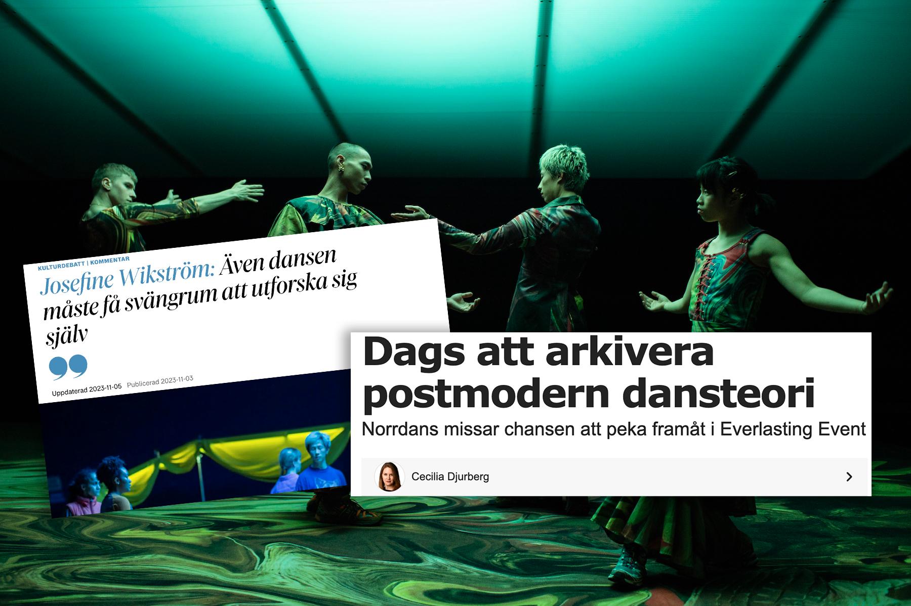 Dagens Nyheters Josefine Wikström reagerade på Cecilia Djurbergs recension av ”Everlasting Event”.