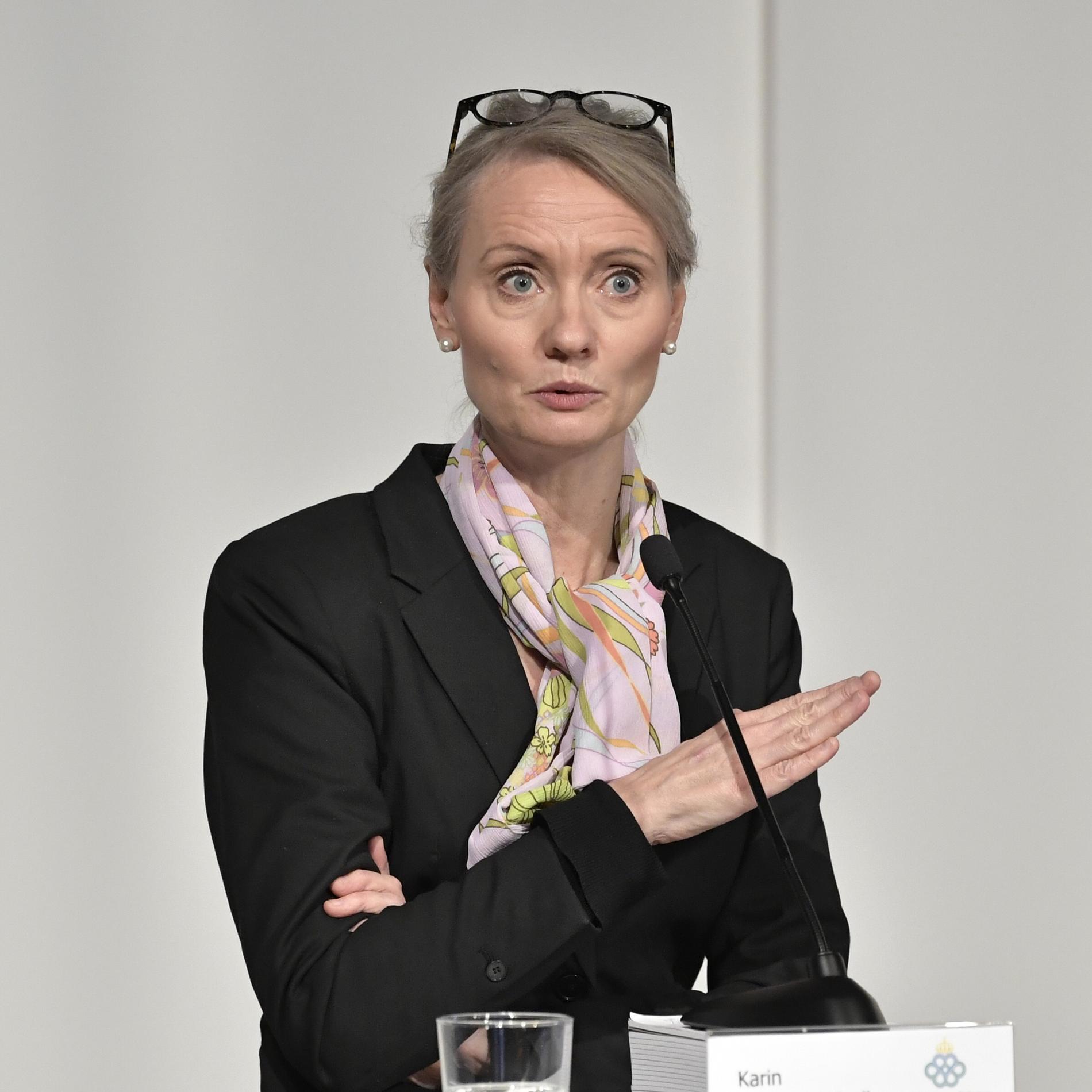 Karin Tegmark Wisell på Folkhälsomyndigheten