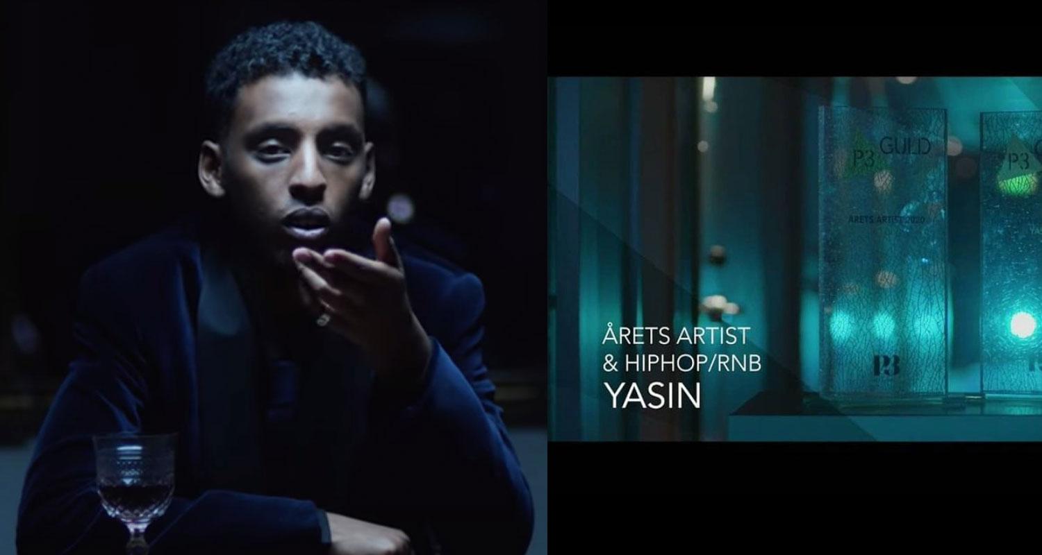 Yasin vann pris som ”Årets artist” på P3 Guld.