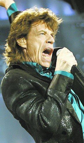 Mick Jagger, sångare i Rolling Stones, uppträder på filmfestivalen i Berlin.