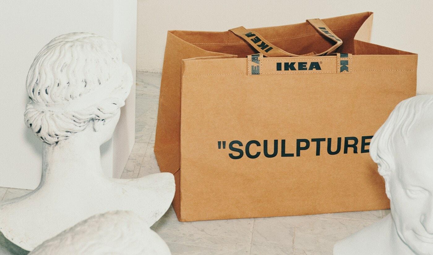 Virgil Abloh gjorde, 2019, ett samarbete med Ikea. Då tog han fram kollektionen ”Markerad”.