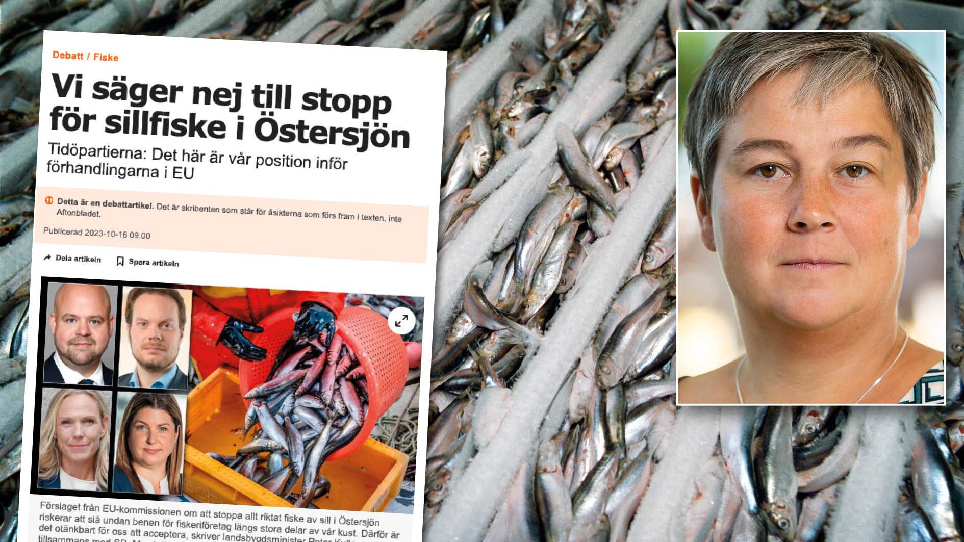 Om minister Kullgren menar allvar med att rädda det kustnära svenska fisket så måste han lyssna på vad de kustnära fiskarna faktiskt säger och tackla grundproblemet: industritrålarna som fortsätter att tömma Östersjön på fisk. Replik från Emma Nohrén, MP.
