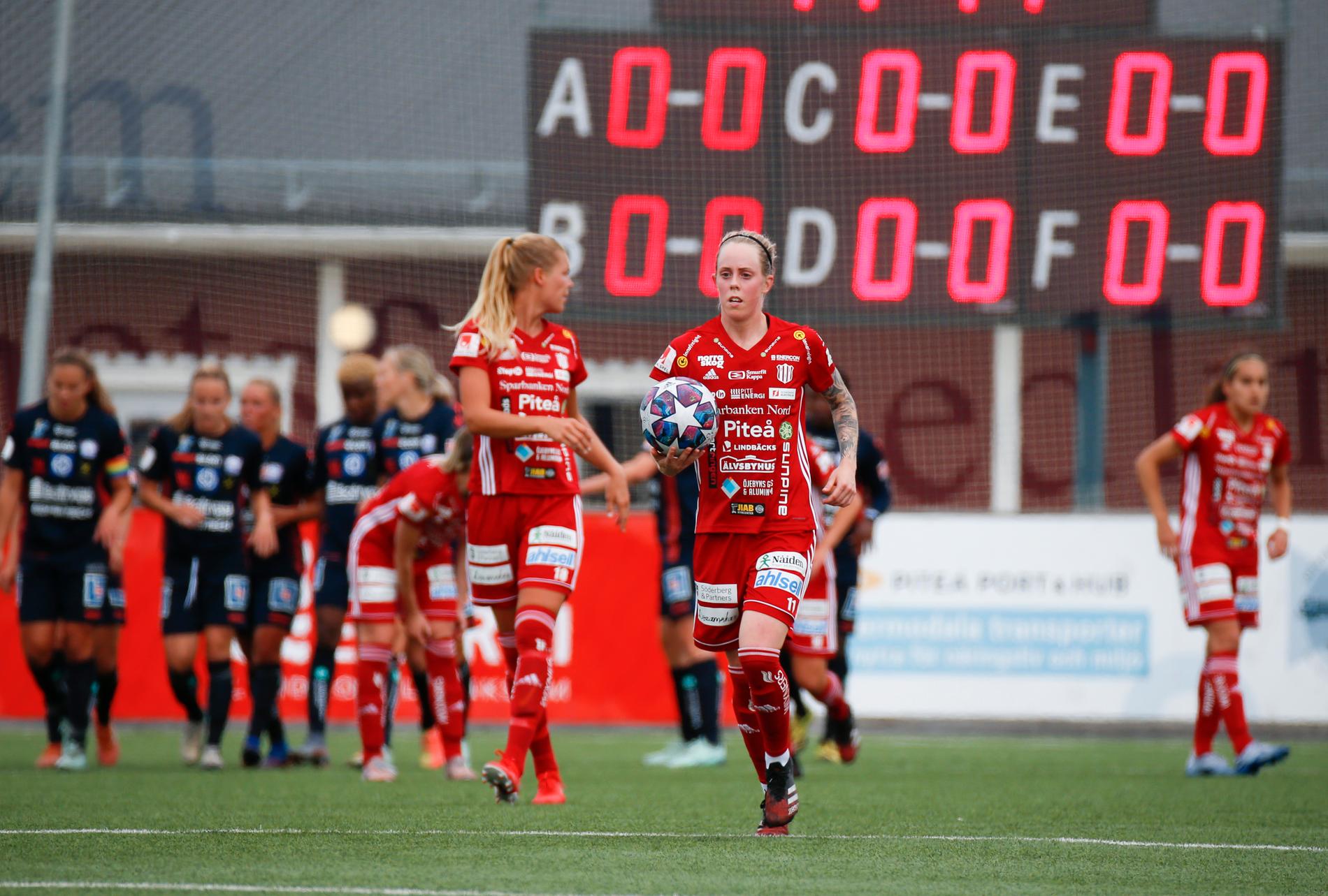 Cecilia Edlund efter Linköpings 1–0.