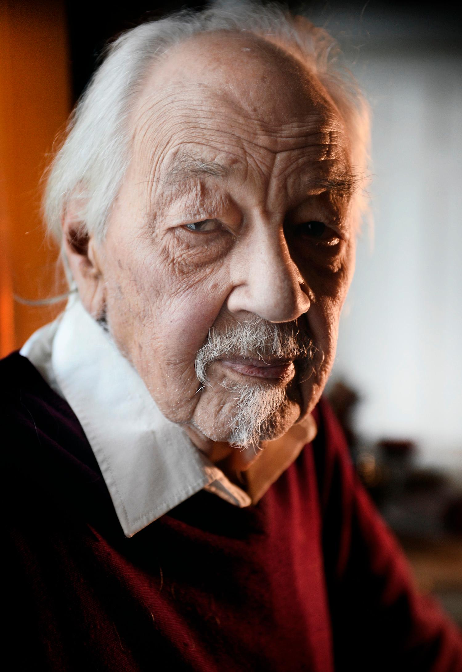 Barnboksförfattaren Lennart Hellsing i december 2014. Foto: STEFAN MATTSSON