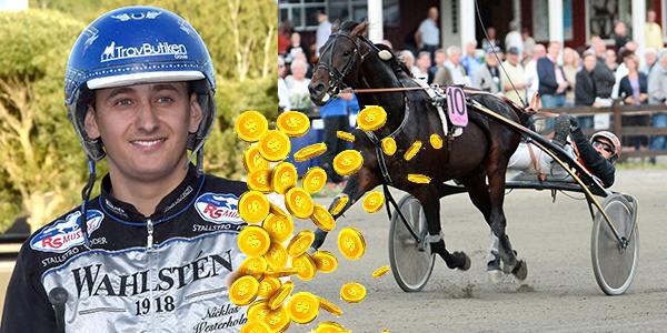 Nicklas Westerholm och On Track He’s Black och Havbergs Knight med Fredrik B Larsson är två av miljondragen.