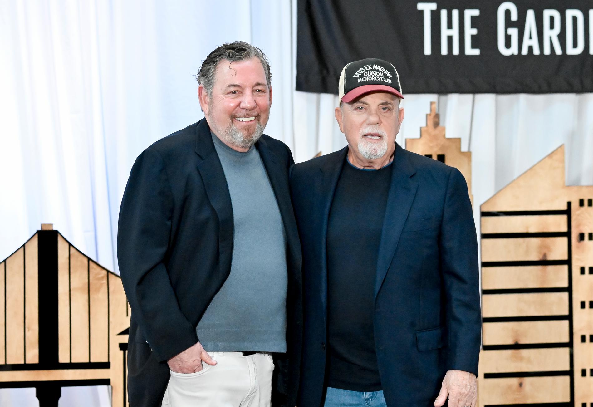James L. Dolan (till vänster) och Billy Joel