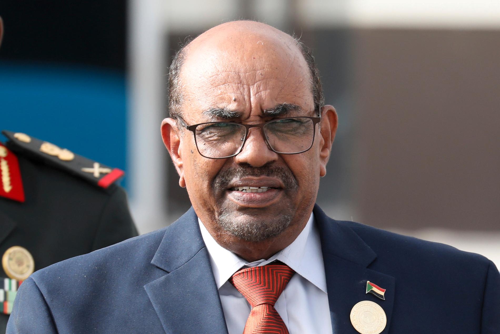 Sudans tidigare diktator Omar al-Bashir. Arkivbild.