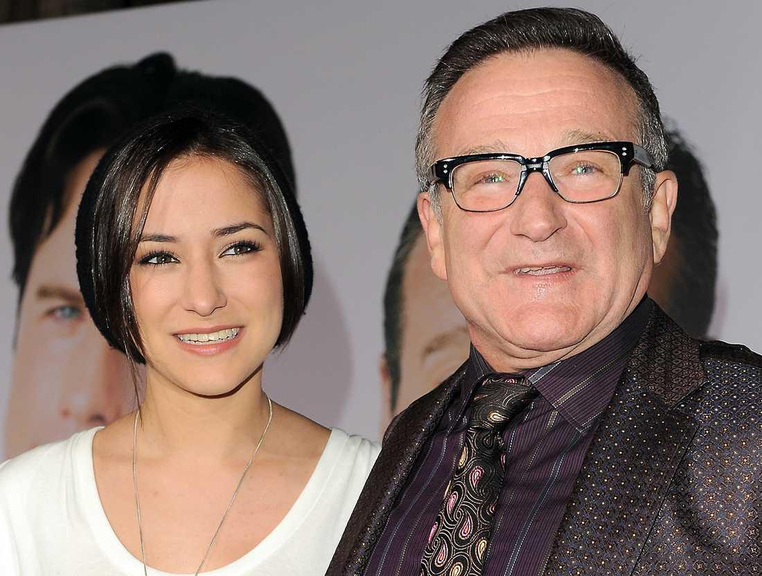 Robin Williams och dottern Zelda 