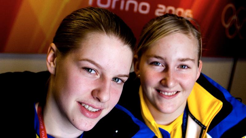 Två av damstjärnorna som flyttar hem – Pernilla Winberg och Kim Martin.