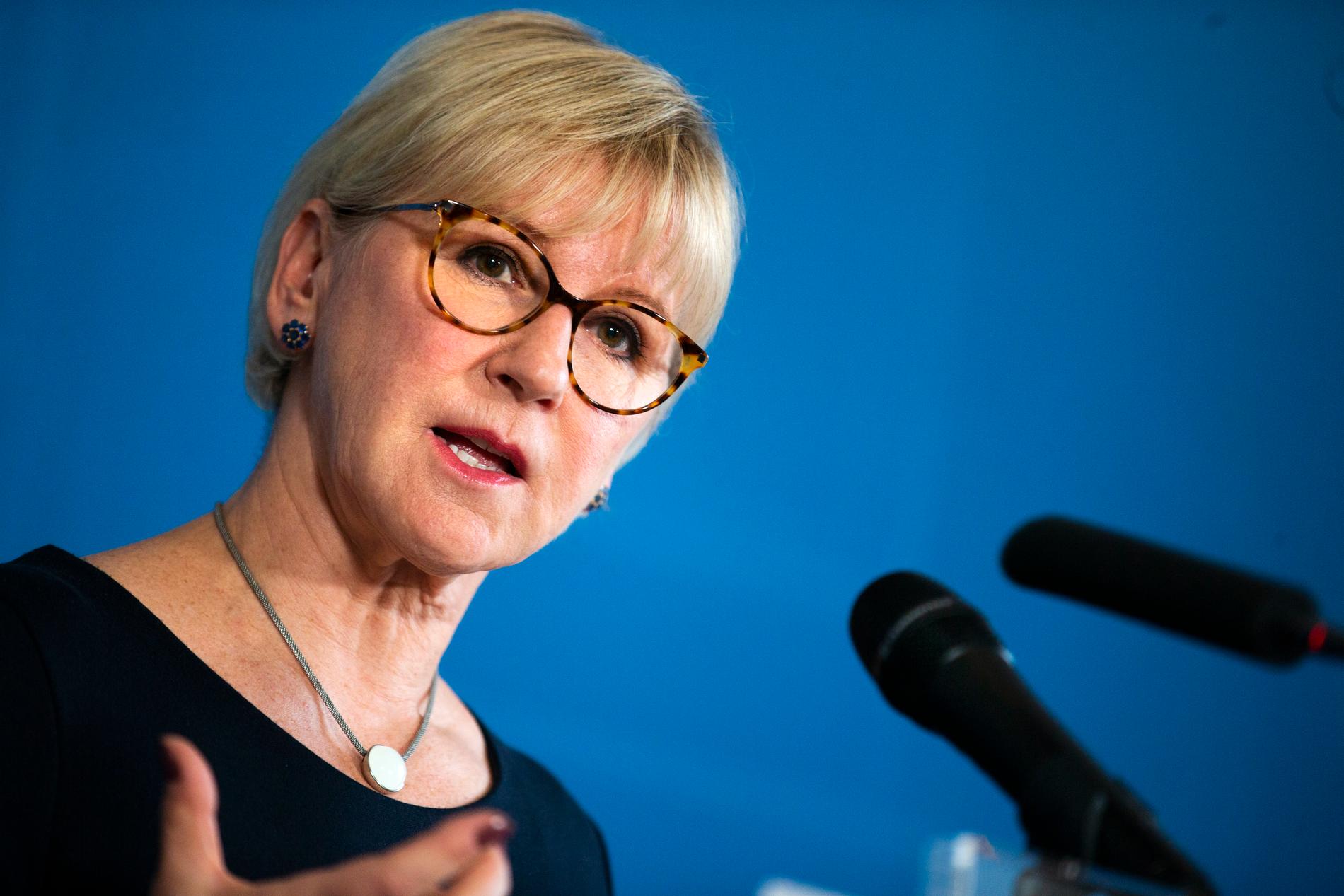 Margot Wallström är kritisk mot Anna Lindstedts agerande i samband med mötet på hotell Sheraton i Stockholm i januari 2019. Arkivbild.