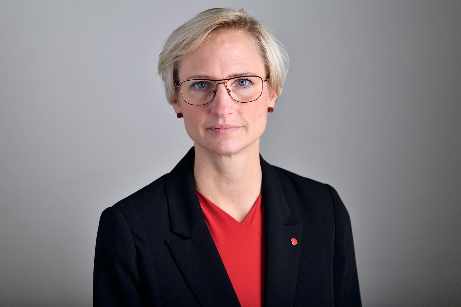 Åsa Eriksson, riksdagsledamot för Socialdemokraterna.