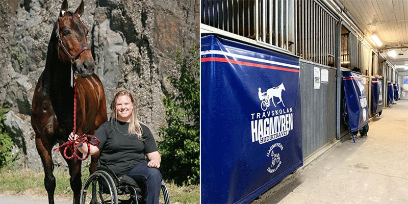 Matilda Persson flyttar hem till Hudiksvall där hon fått anställning på Hagmyrens travskola