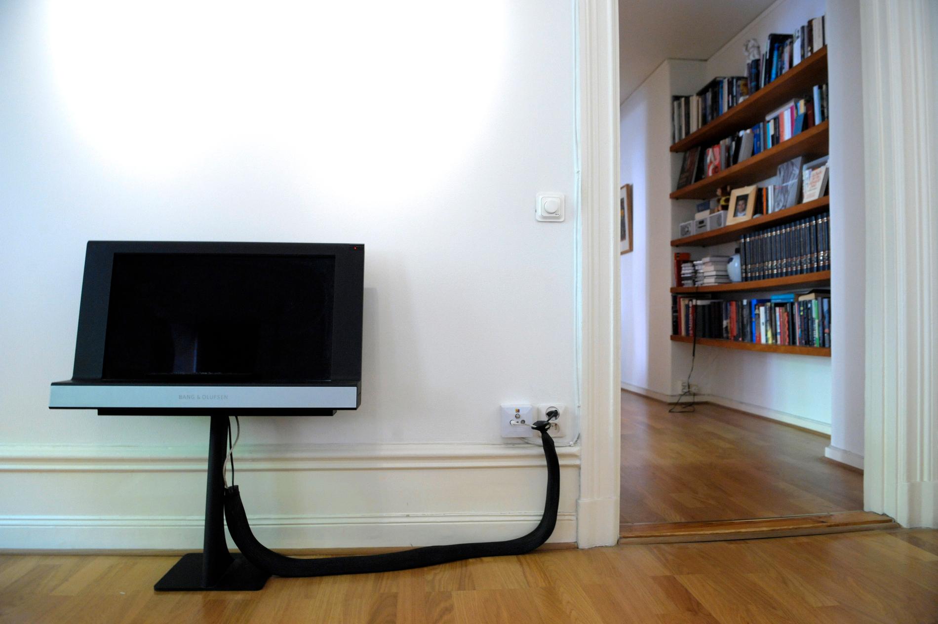 En tv-apparat från Bang & Olufsen. Arkivbild