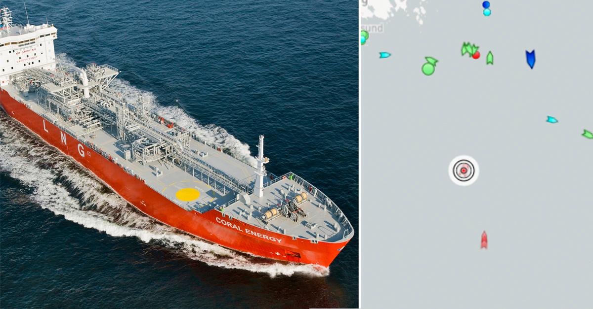 Jättefartyg med rysk gas på väg till Sverige – på kriget...