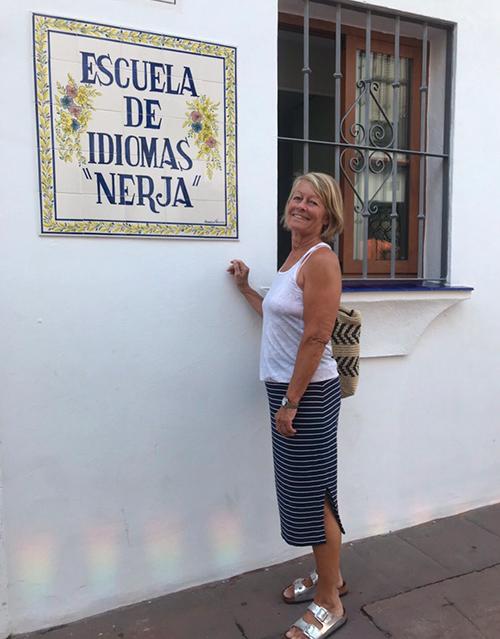 .Förra sommaren i fjol bestämde Ingrid Larsson sig för att åka till Nerja i södra Spanien med språkreseförmedlingen Avista. 