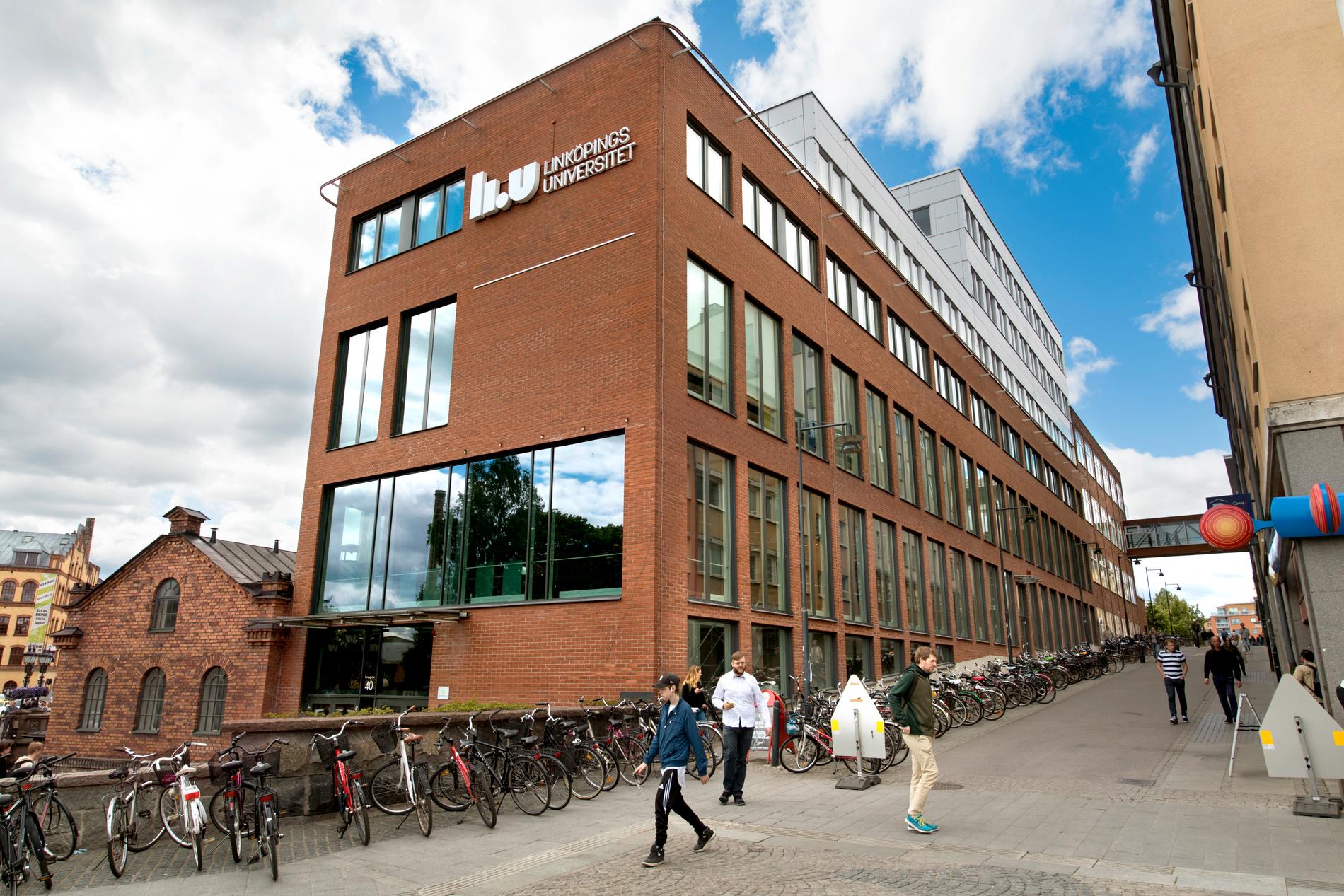 Linköpings universitet utrymde samtliga campus efter hot. På bilden campus Norrköping. Arkivbild