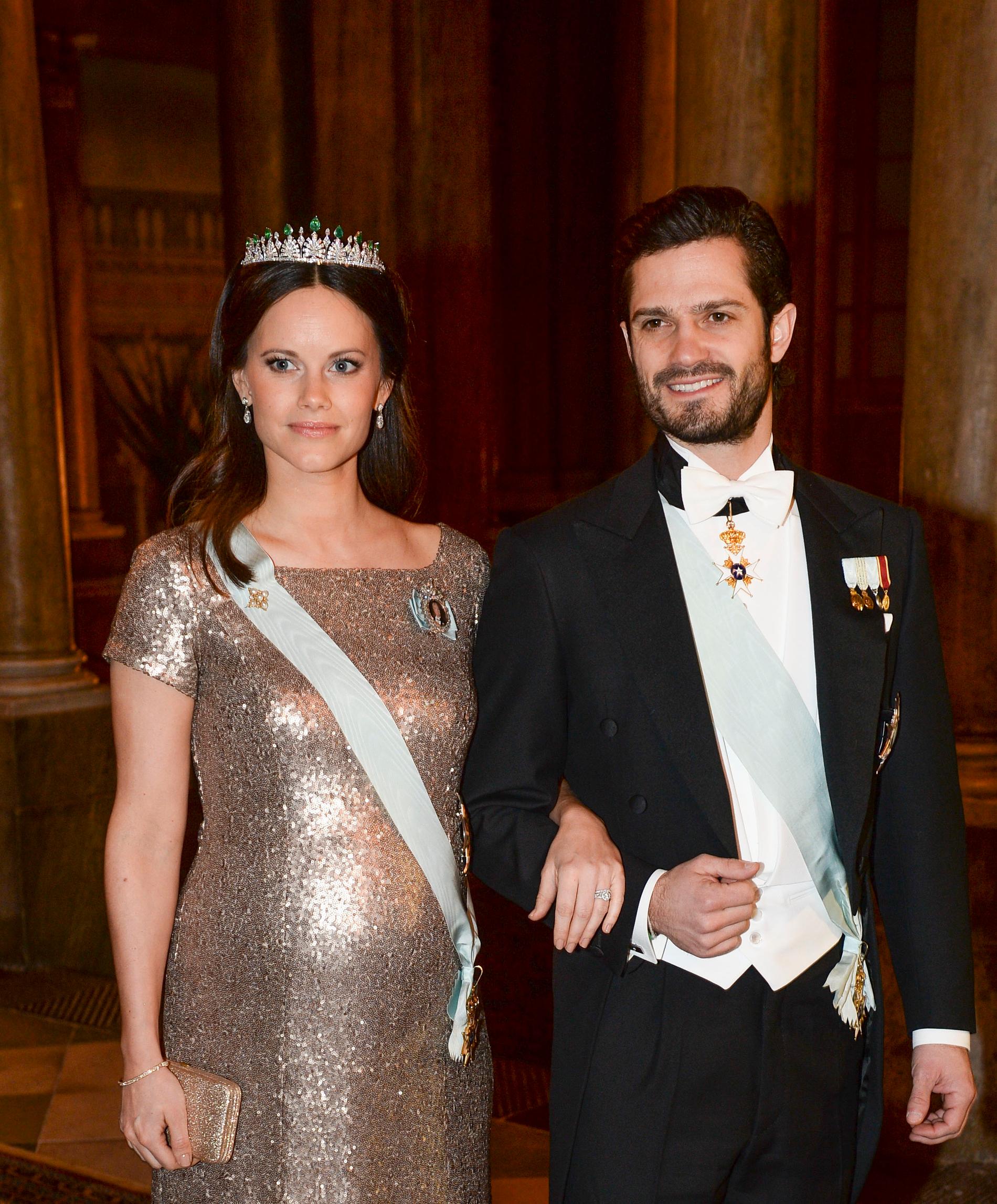 Prinsessan Sofia och prins Carl Philip syntes ofta ute i vimlet tillsammans under graviditeten.