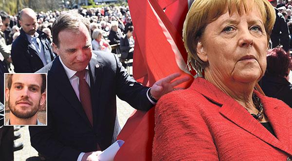 Konsekvensen av att de tyska socialdemokraterna satte sig i Merkels regering är att konflikten mellan en nyliberal höger och ett progressivt vänsteralternativ har försvunnit. Allt som återstår är – Angela Merkel. Här har svenska Socialdemokraterna något att lära, skriver Niels Stöber. Bilder är ett montage.