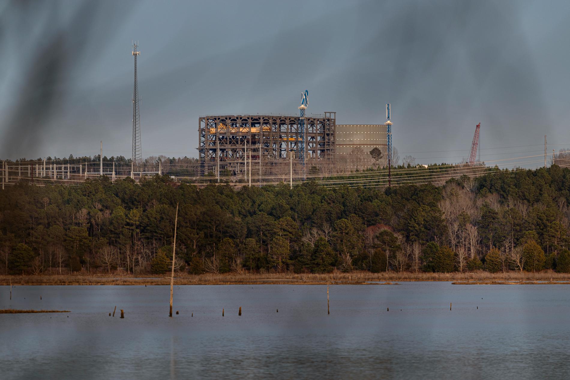 Kärnkraftverket i South Carolina som aldrig blev färdigt. 