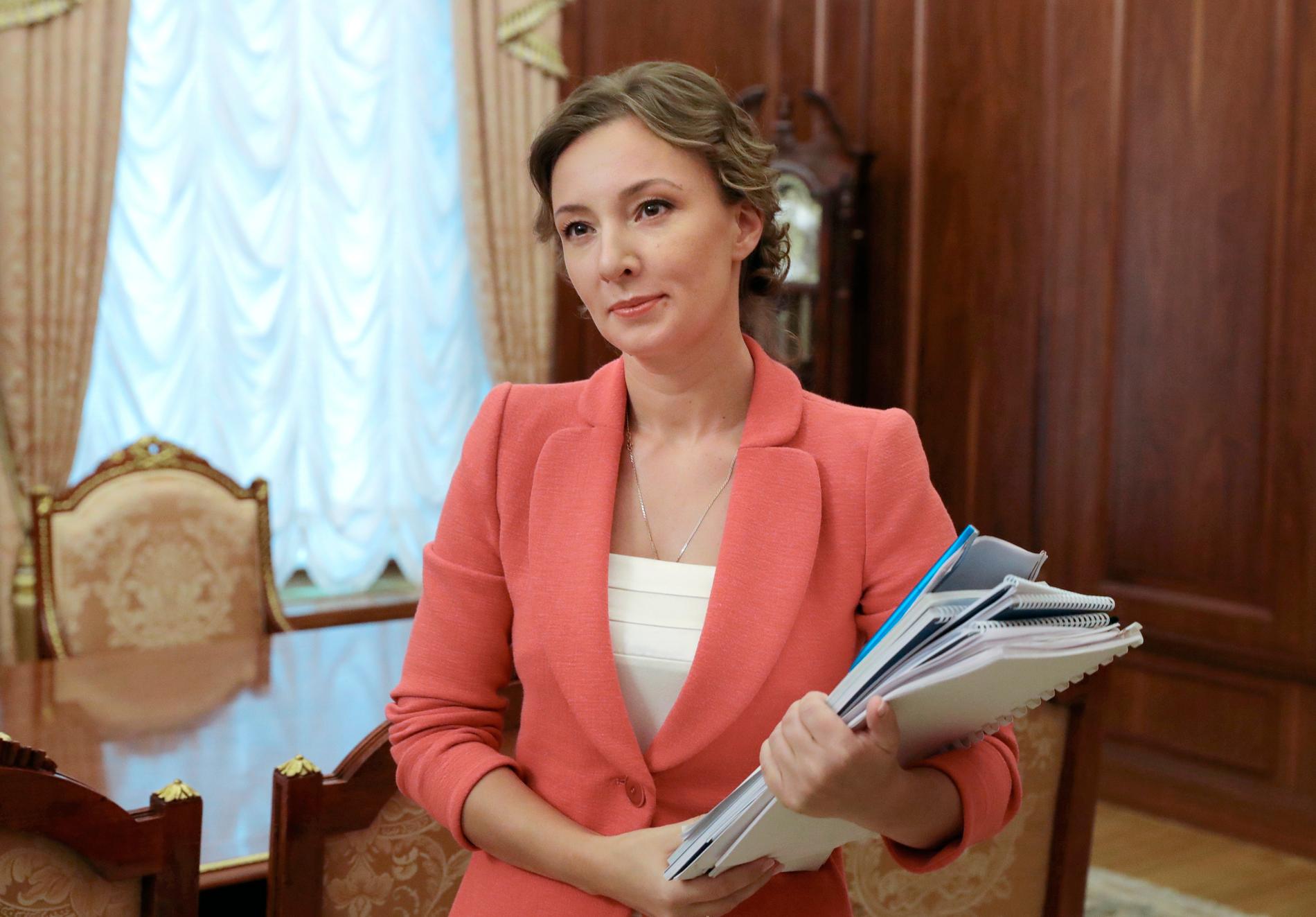 Rysslands barnrättskommissionär Anna Kuznetsova. Arkivbild.