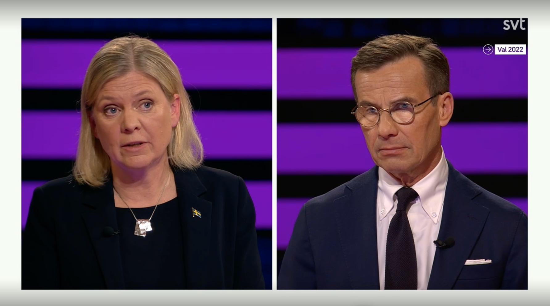 Magdalena Andersson och Ulf Kristersson.