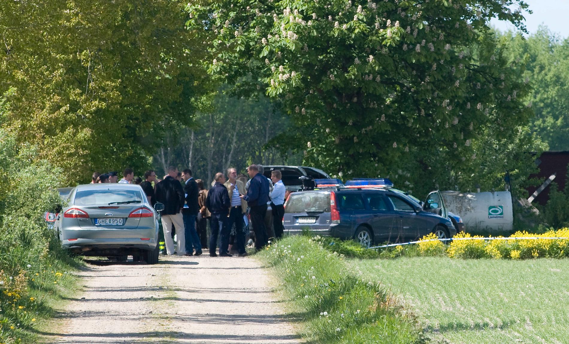 I maj 2008 hittades en 70-årig lantbrukare död på sin gård utanför skånska Eslöv. En man dömdes 2010 till tio års fängelse för mordet, men nu pågår en rättsprocess mot tre andra män som misstänks för inblandning i mordet. Arkivbild.