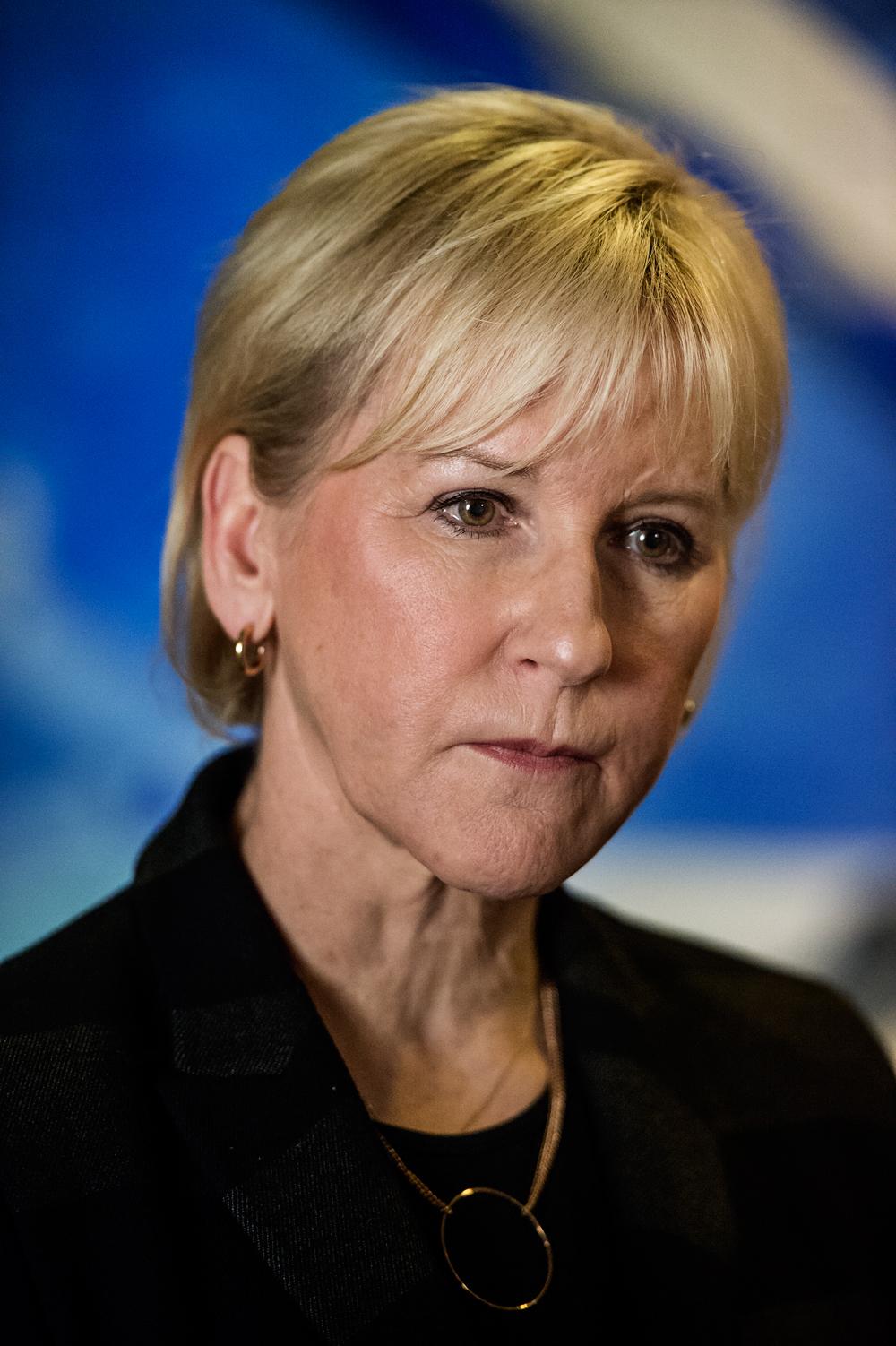 Margot Wallström, Sveriges utrikesminister.
