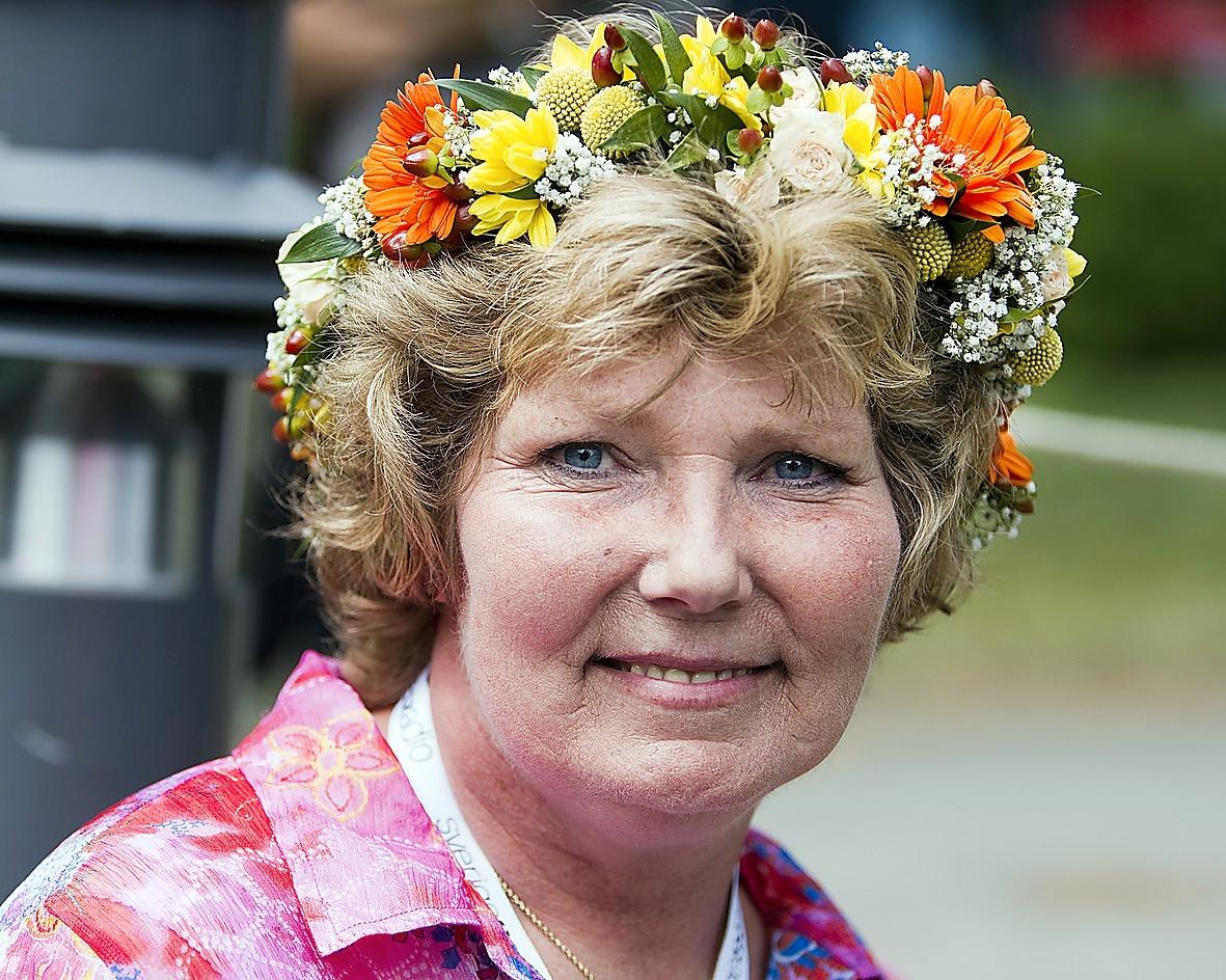 Annika Östberg som hyllad sommarpratare 2010.