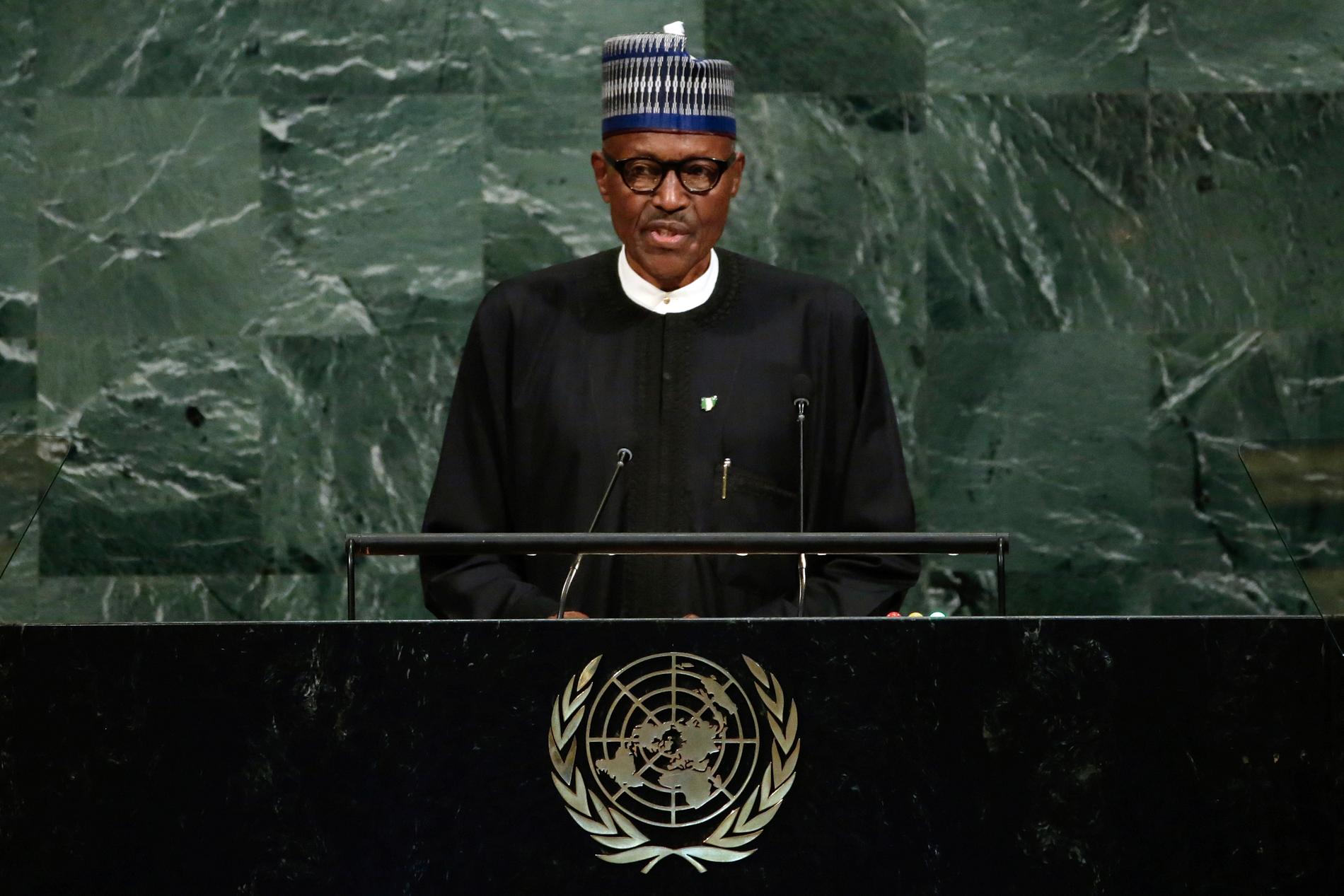 Nigerias president Muhammadu Buhari har gett order om att skärpa säkerheten. Arkivbild.