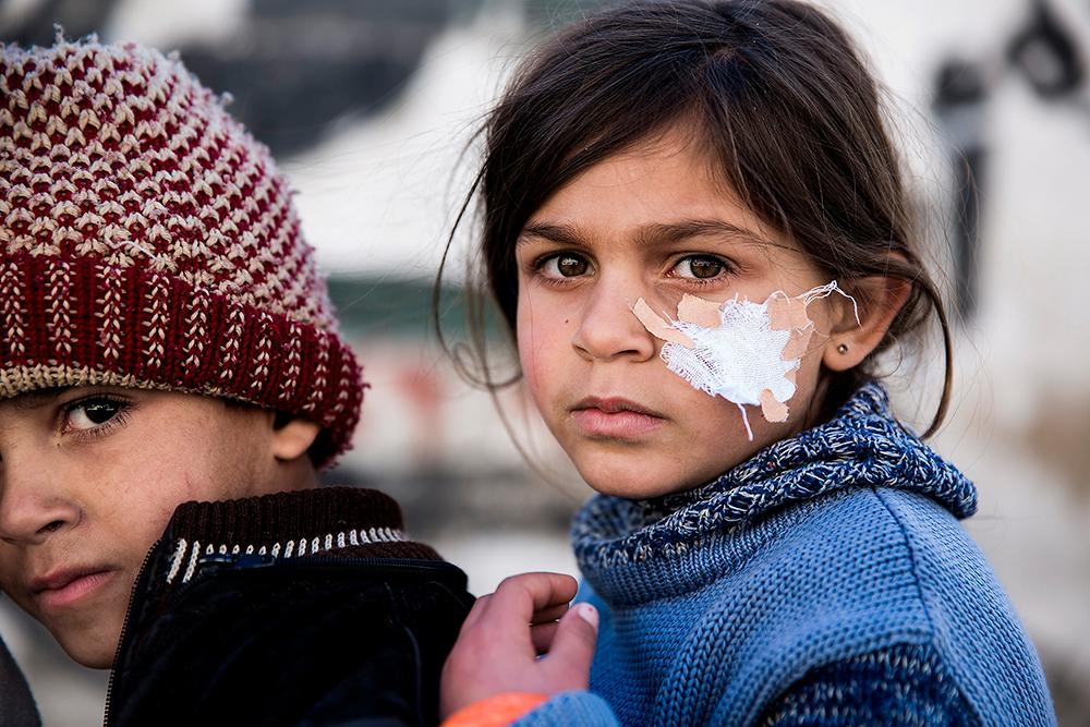 Barnen i Yabrud är märkta av kriget.