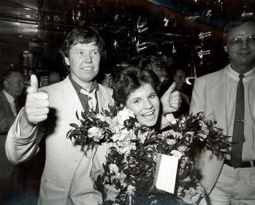 Carola vinner Melodifestivalen 1983.
