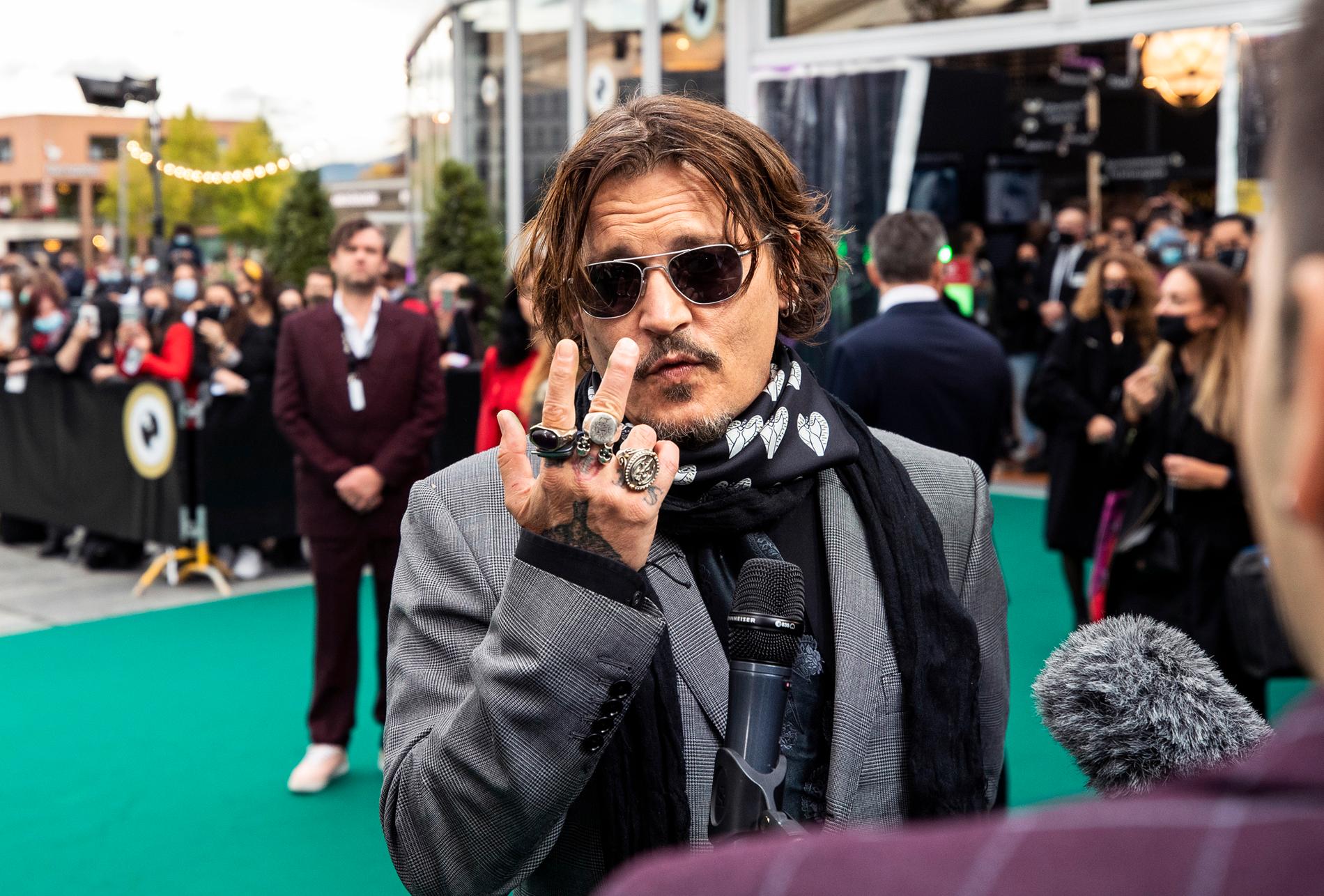 Johnny Depp säger att rollen som Grindelwald i nästa "Fantastiska vidunder"-film är ledig. Arkivbild.