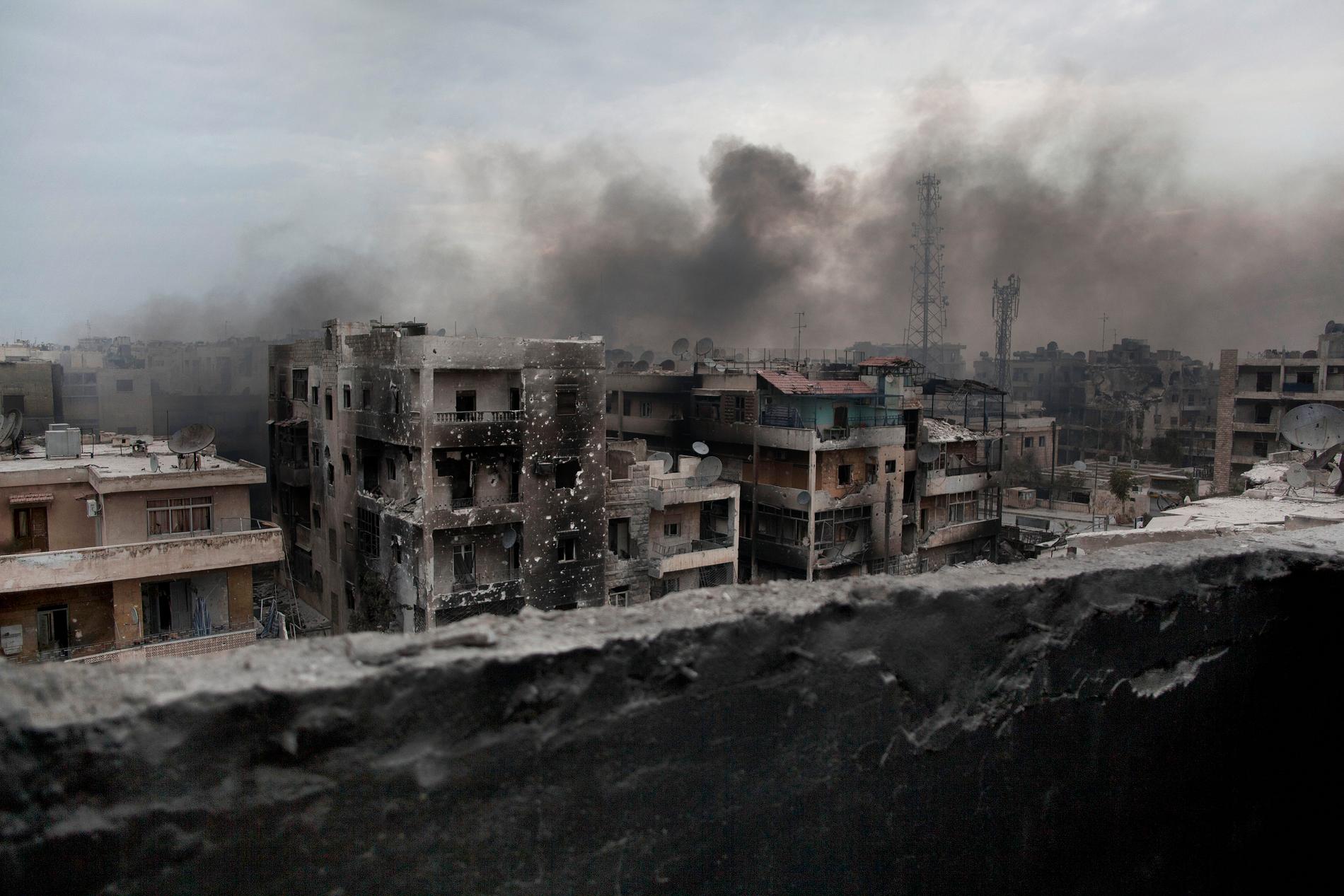 Aleppo är helt sönderbombat efter inbördeskriget.
